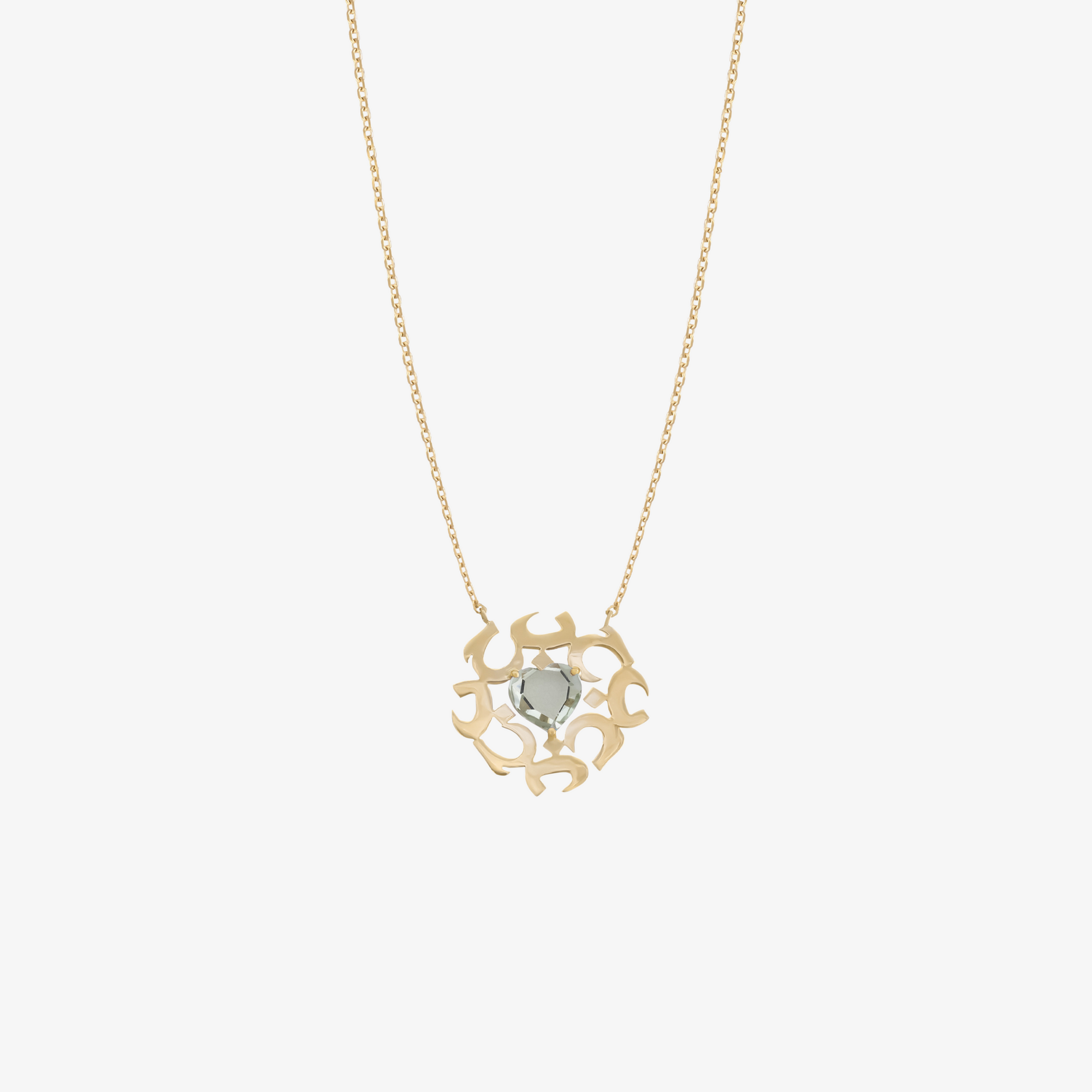 HOBB - 18K Gold & Fine Stone Necklace