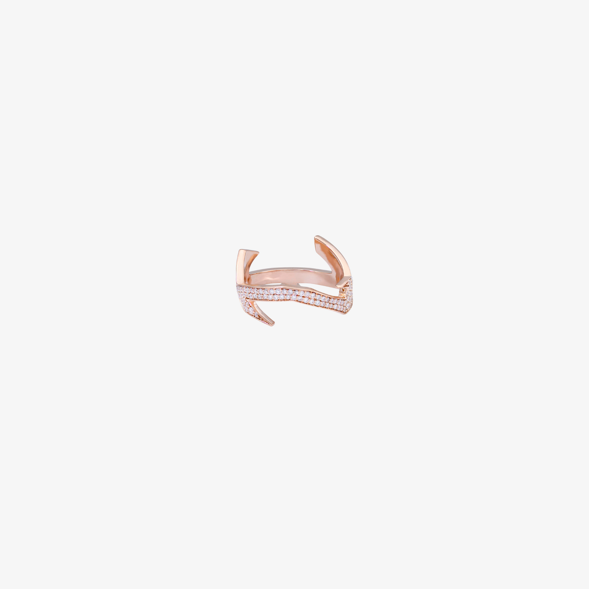 HOBBI - 18K Gold & Diamond “Love” Ring