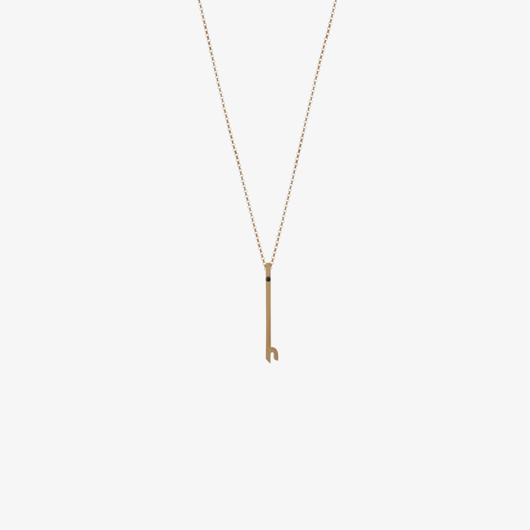 OULA - Gold Letter Necklace