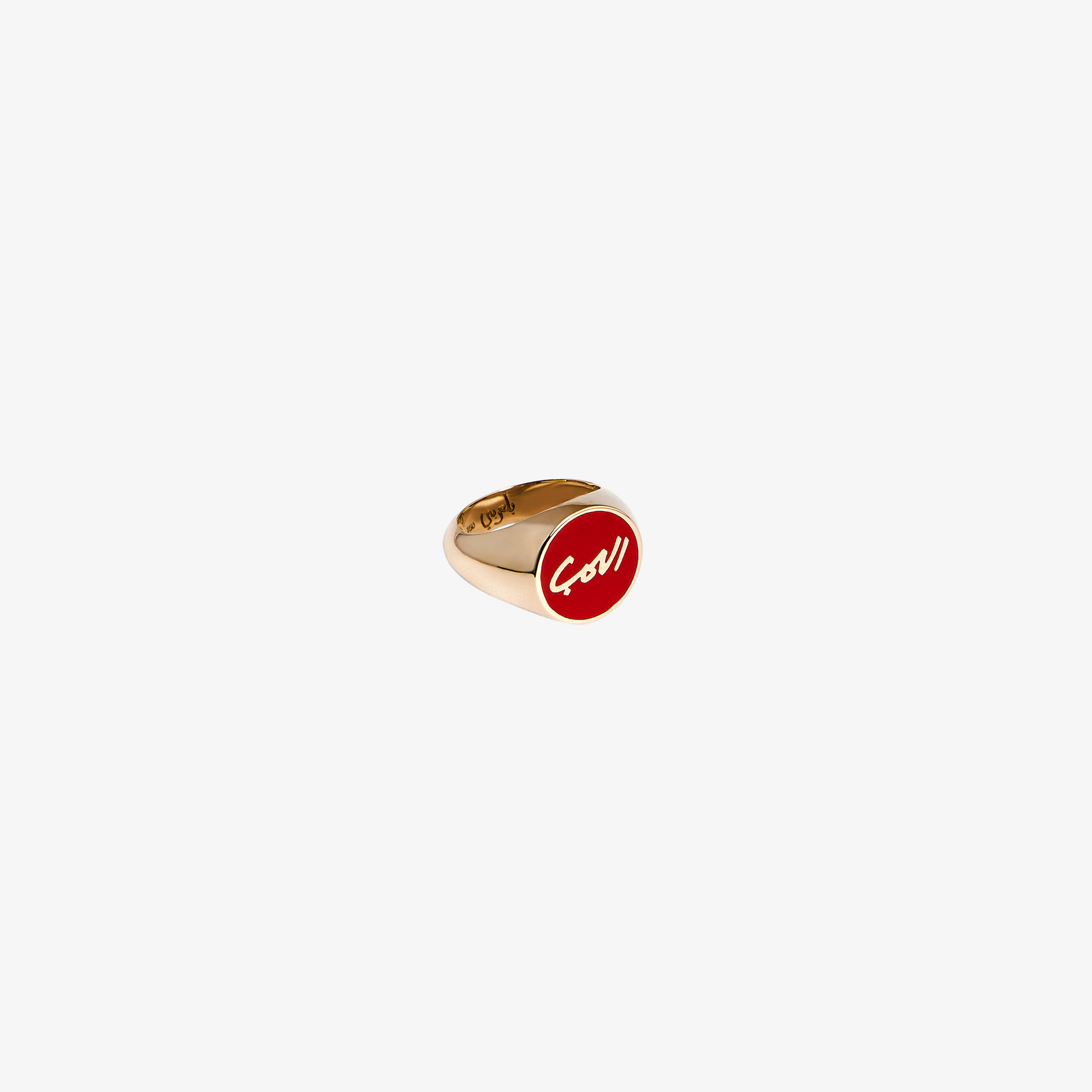 OULA — Gold & Enamel Signet Ring