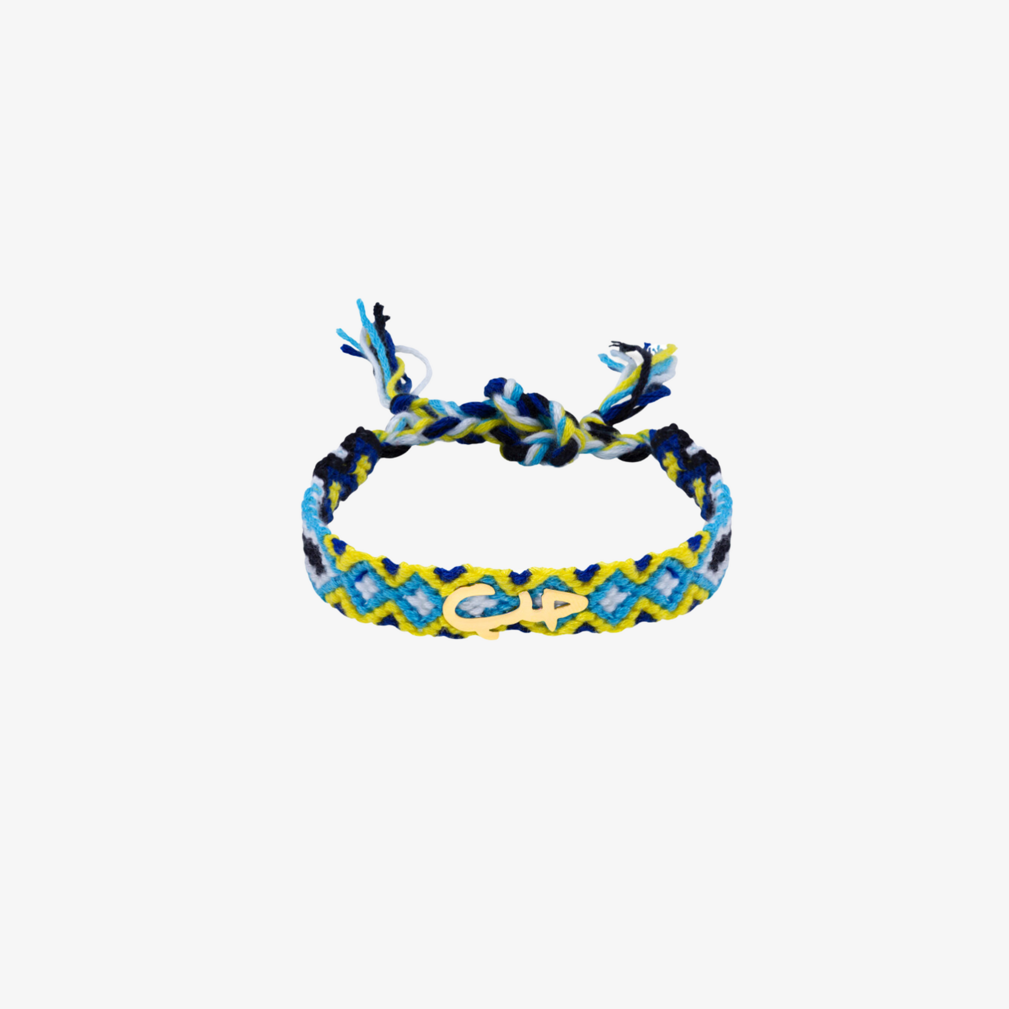 HOBB - 18K Small "Love" Fabric Bracelet