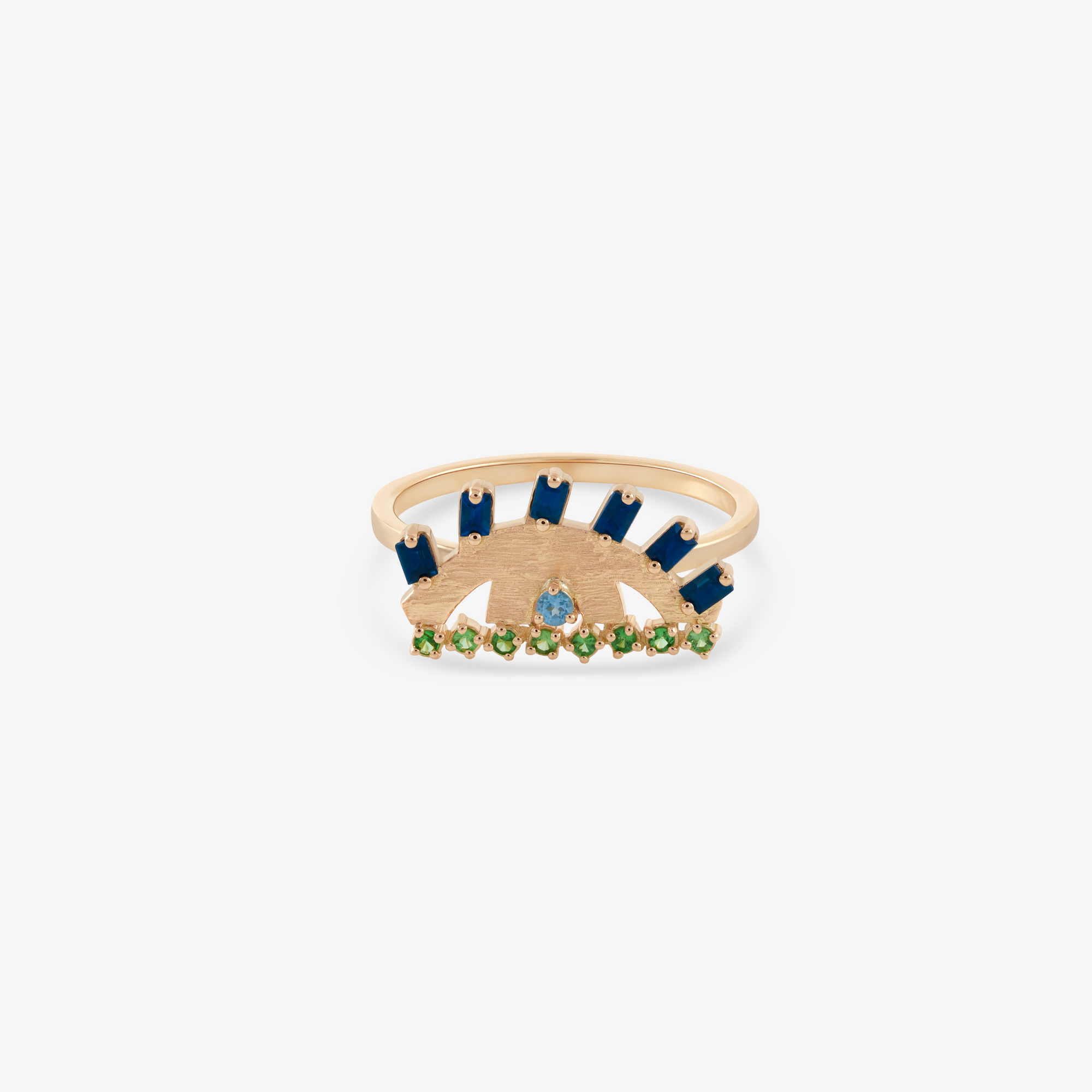 YA EIN - 18K Gold & Precious Stones Ring (NAJLAA)