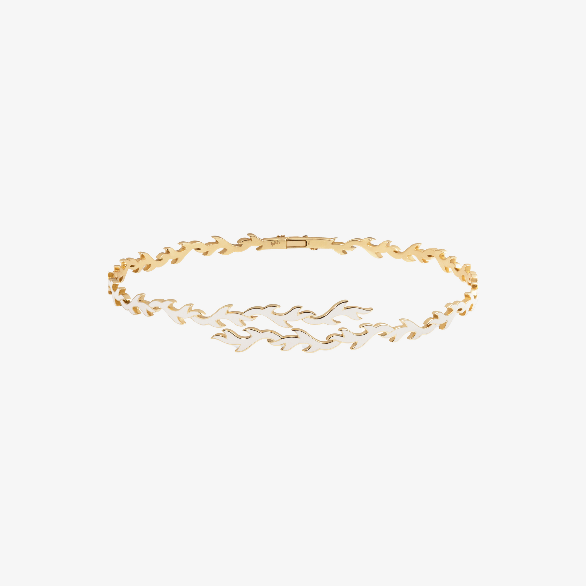 HOBAK NAR - 18K Gold & Enamel Choker