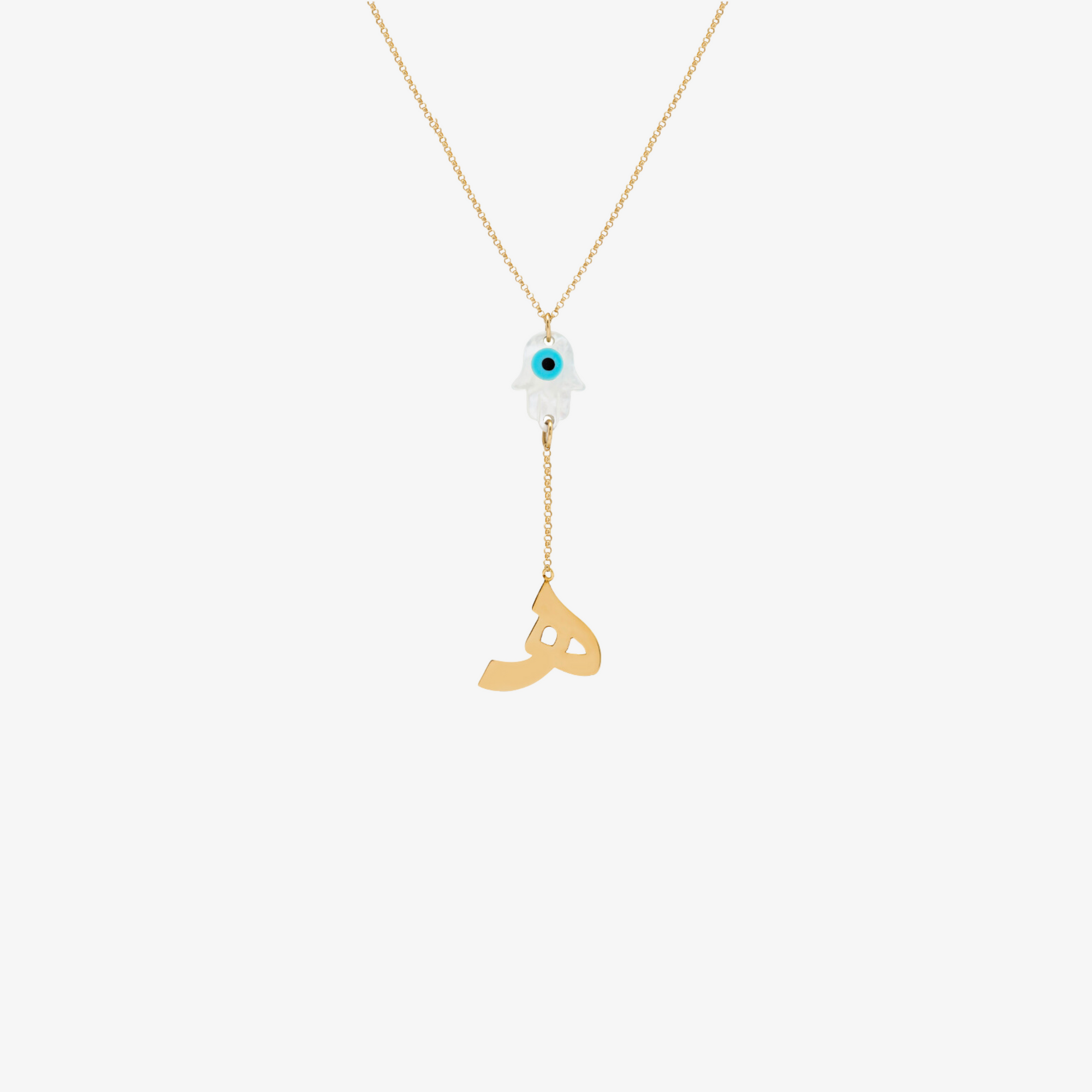 OULA - 18K Gold & MOP Charm Necklace