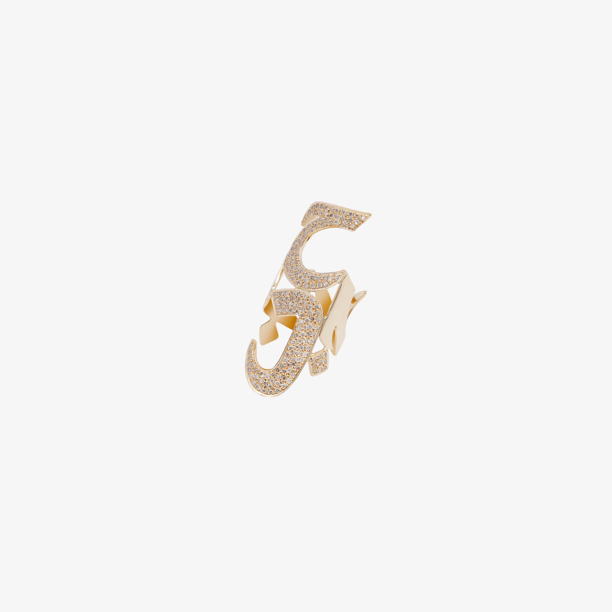 OULA — 18K Gold & Diamond "Love" Ring
