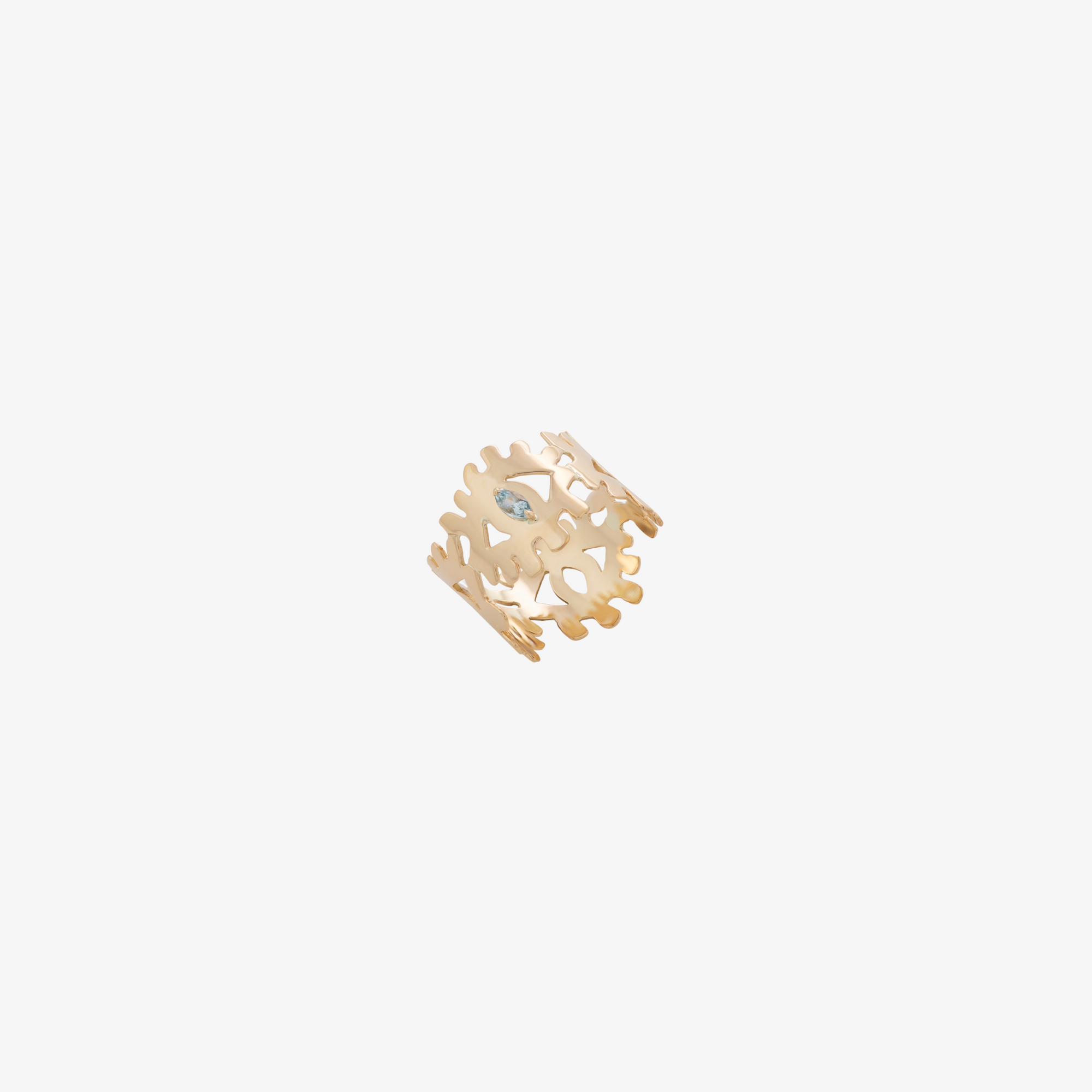 YA EIN — Gold & Sapphire Ring
