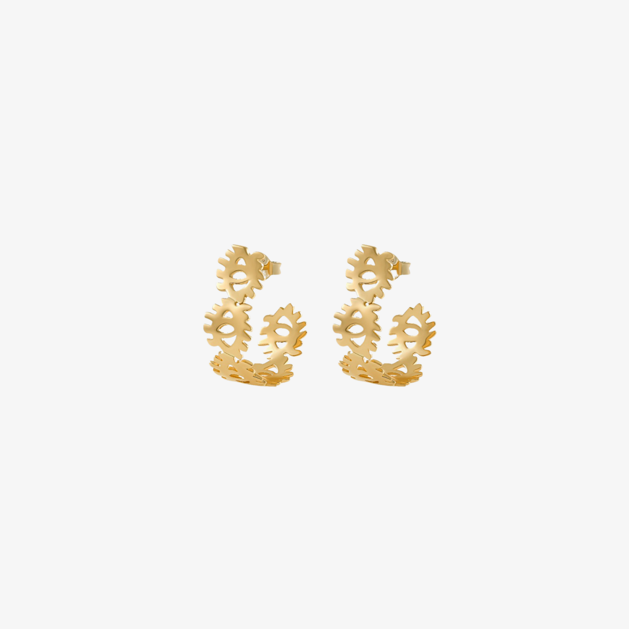 YA EIN - 18K Gold Hoop Earrings